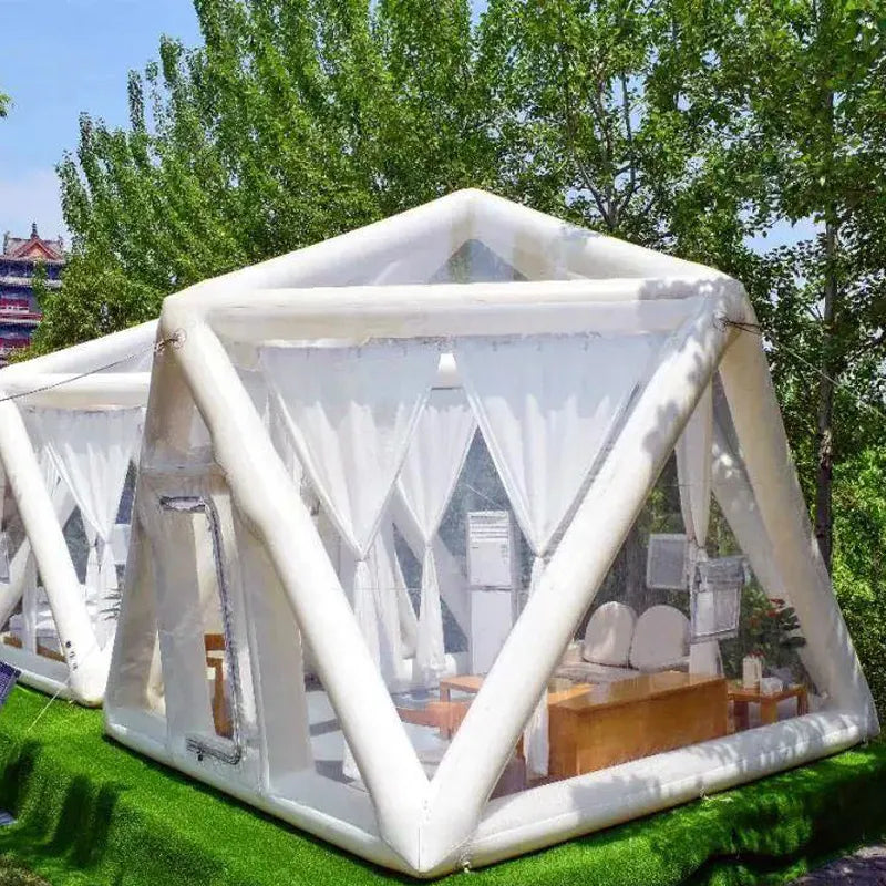 Outdoor Starry Sky Inflatable Transparent Popular Bubble House Resort Scenic Spot Mobile Room Portable Camping PVC Tent