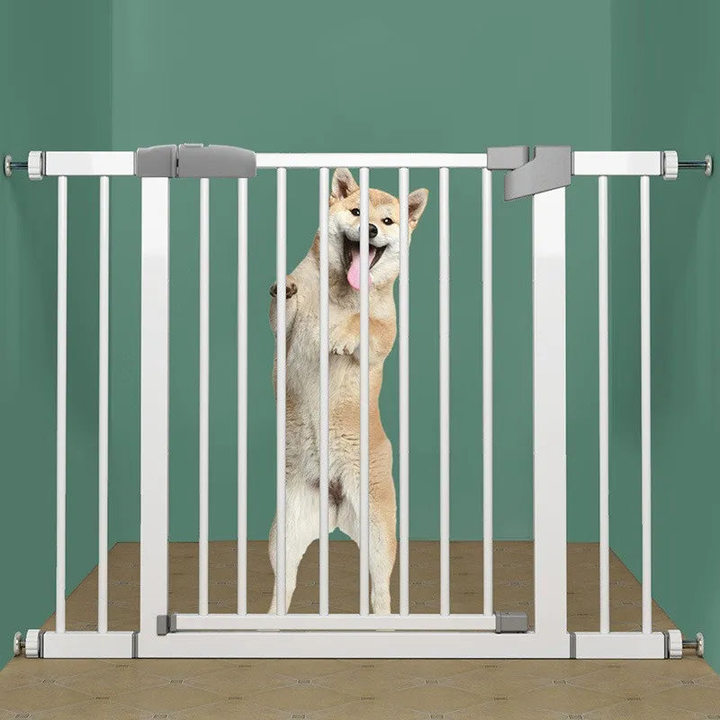 Puppy Door Fence Dog Stairs Balcony Gate Kids Door Stopper Pets Isolating Fence Security Doorways Child Safety Barrier Playpen