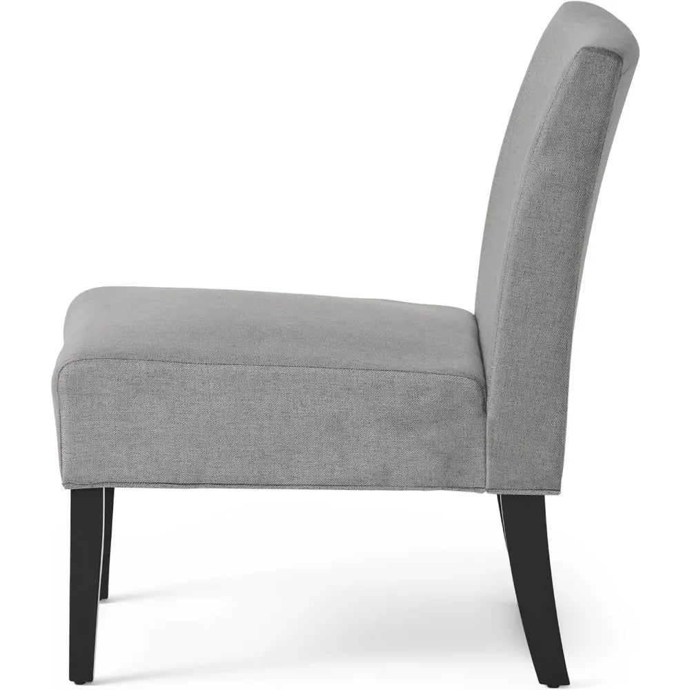 Home Kassi Fabric Accent Chair Furniture Grey Living Room Chair Floor