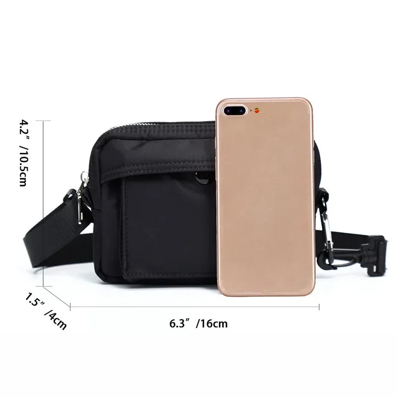 Nylon Small Shoulder Crossbody Bag for Men 2023 Brand Japanese Mini Man Mobile Bags Male Casual Handbags Student Travel Murse