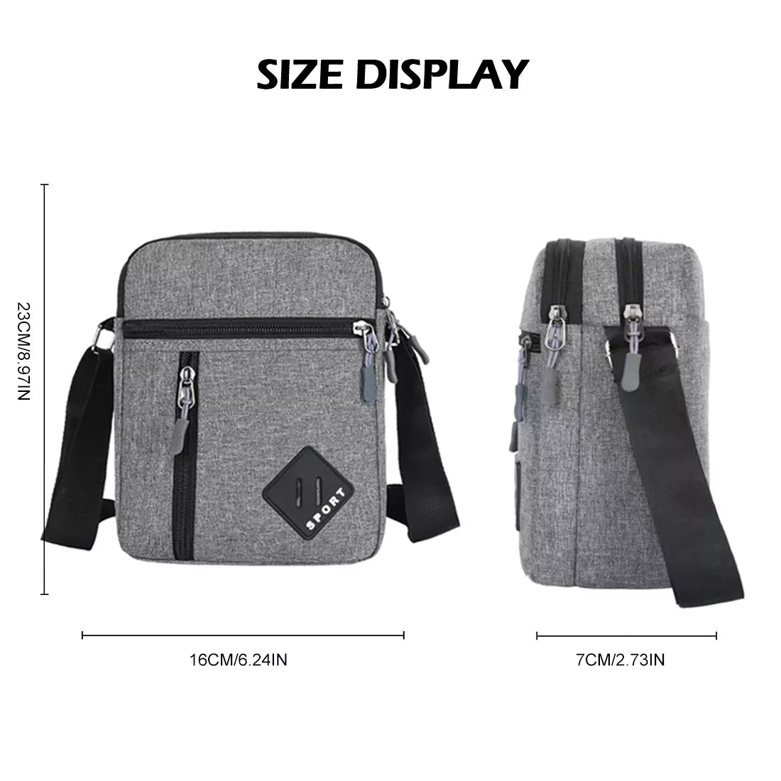 2022 Men's Messenger Bag Crossbody Shoulder Bags Men Small Sling Pack For Work Business Waterproof Oxford Packs Satchel Purse