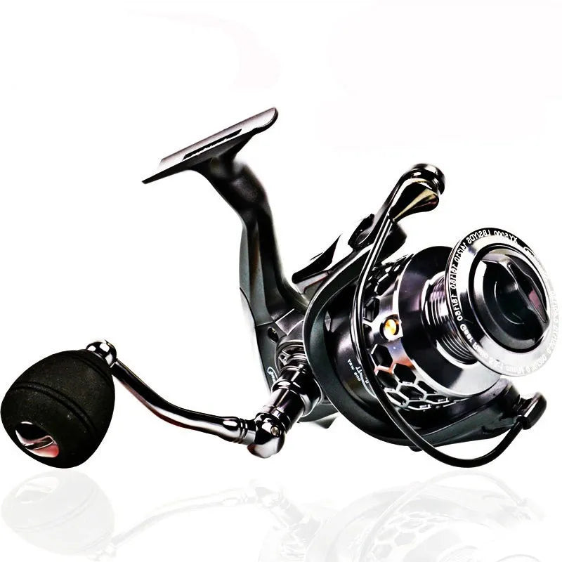 Sougayilang 1000-6000 Series Fishing Reel 13+1BB LightWeight 5.2:1 Smooth Aluminum Spinning Fishing Reel Carp Fishing Tackle