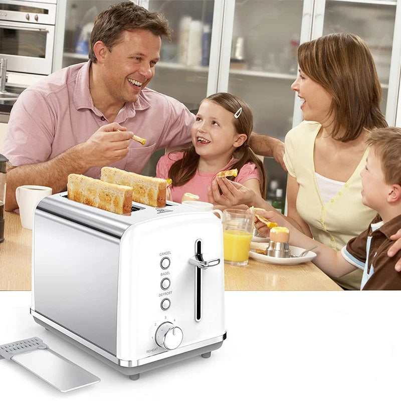 WA46 Electric Toaster Household Bread Baking Machine Mini Automatic Breakfast Maker Fast Heating Sandwich Kitchen Grill Oven