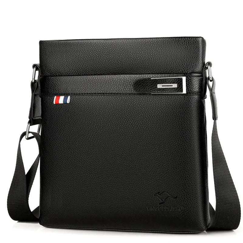 Peaker Shoulder Bag For Men PU Leather Business Style Men's Messenger Crossbody Bag lUXURY Brand Fashion Man Bag Handbag