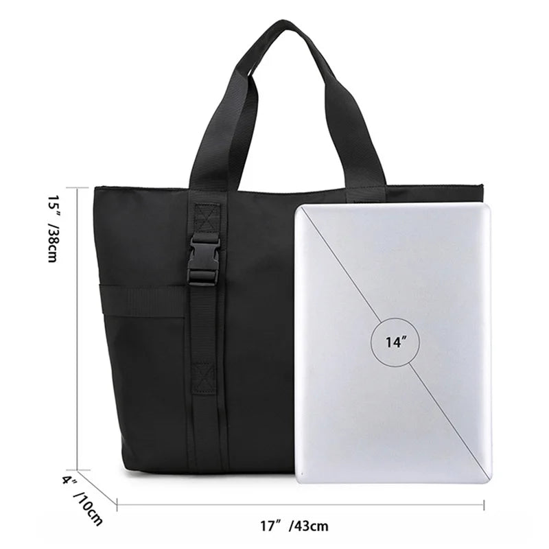 Men's Handbag Japanese Tote Bags Cloth Fashion Shoulder Bags For Man 2023 Luxury Designer Large Student Black Male Casual Bag