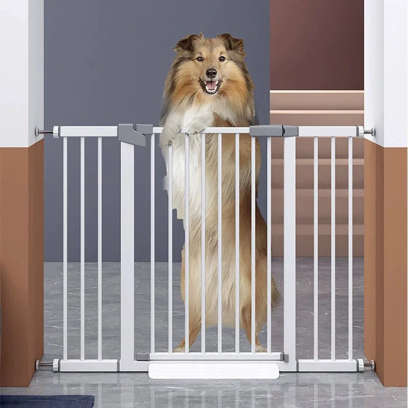 Puppy Door Fence Dog Stairs Balcony Gate Kids Door Stopper Pets Isolating Fence Security Doorways Child Safety Barrier Playpen