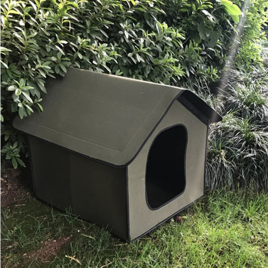 Waterproof Cat House Removable  Dog Cage   Foldable Dog Bed  Outdoor Enclosed Warm Dog Kennel  House for Dogs Cats  Pet Supplies