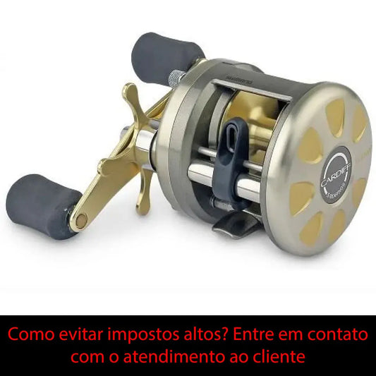 SHIMANO Round Reel CARDIFF 5.2:1/5.8:1 Ratio 4.5/5.0KG Max Drag 4+1 Bearing Centrifugal Braking System Corrosion resistant body