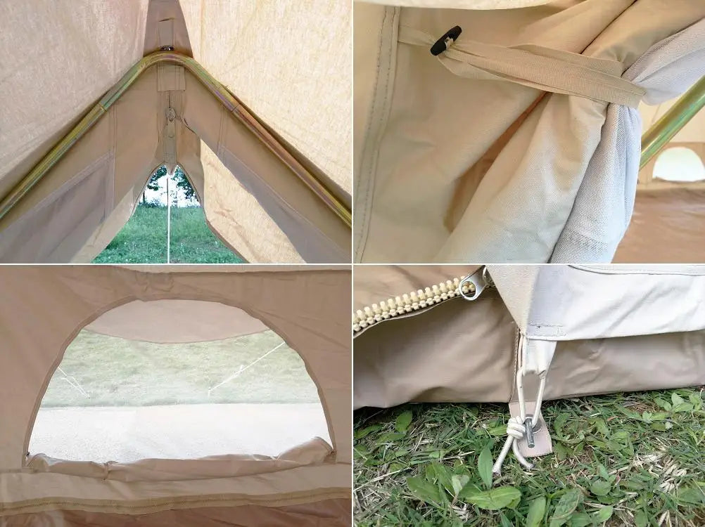 waterproof canvas bell tent 4m