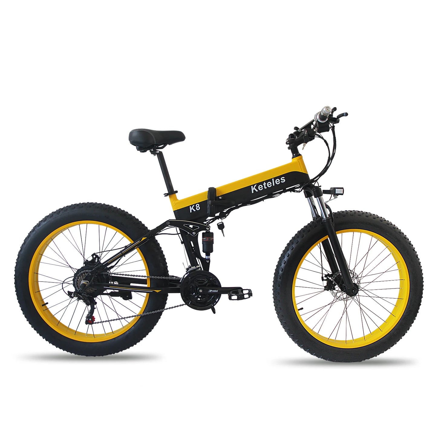 1000W 15AH EU Stock E-Bike Free Shipping 26 inch Fat Tire Folding E-Bike EU Warehouse Foldable Electric Bike