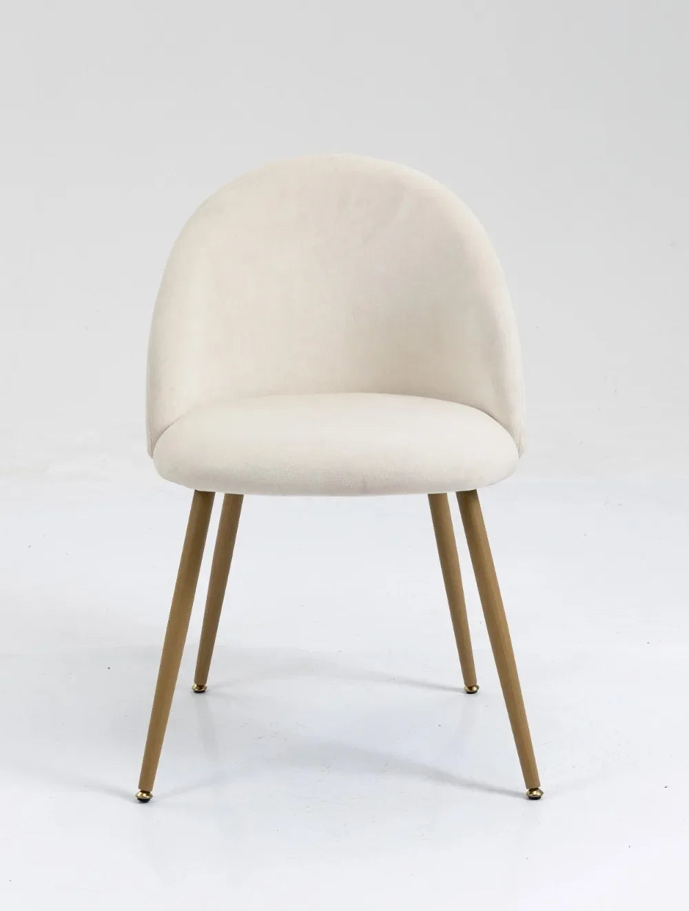 Modern Accent Chair, Cream White