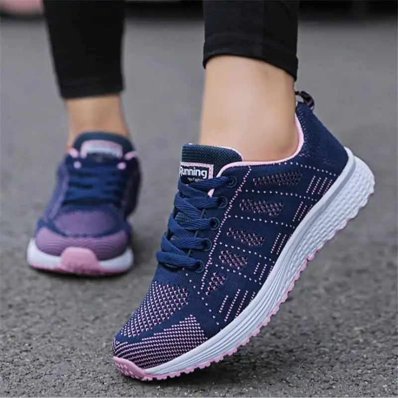 Sneakers Women Shoes 2020 Breathable Mesh Casual Sports Shoes Woman Lace-up Autumn Ladies Shoes Women Sneakers Zapatos De Mujer