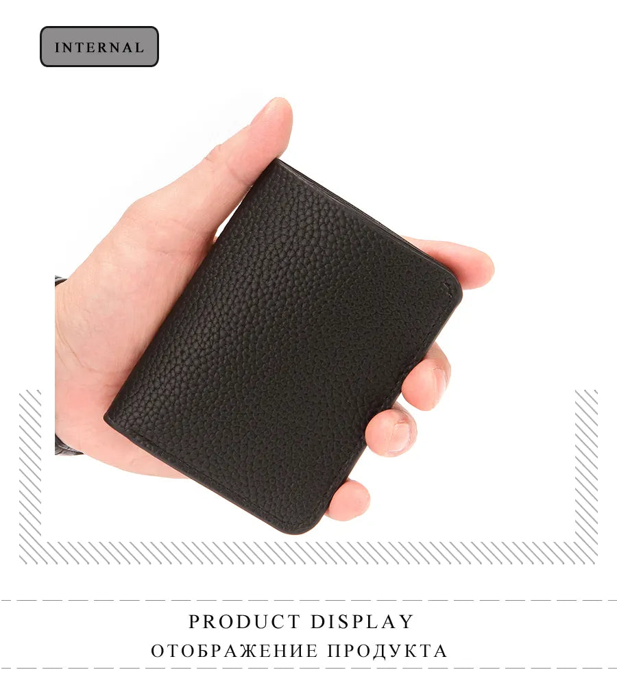 Wallet Men Card Holder Mini Male Purse Slim Wallet PU Leather Wallets Money Clips ID Card Holders Carteira Masculina Carteras