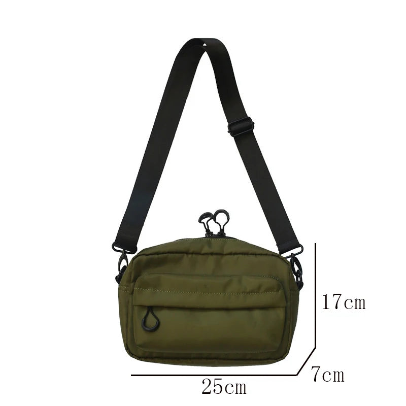 New Unisex Messenger Bag Travel Waist Bag Men's Chest Bag Backpack Casual Men's Shoulder Messenger Bag Nylon Phone Bag Purse