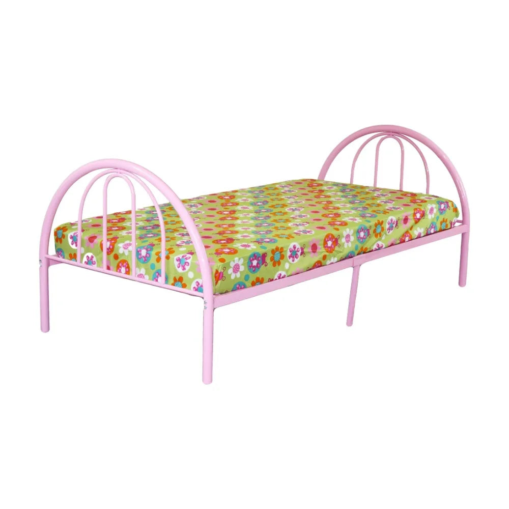 Toddler Bed Bases and Frames Pink Twin Bedroom Beds and Furniture Brooklyn Classic Metal Bed Headboards Daybed Bedframe Frame &