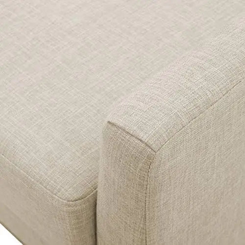 Fabric Accent Chair, Beige 27.5D x 28.5W x 36.5H in