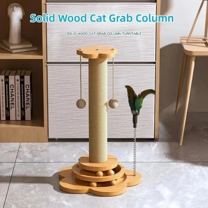 Cats Accessories Scratcher Scrapers Tower Scratch Tree Scratching Post Tower House Shelves Playground Things For Cat Pole Home