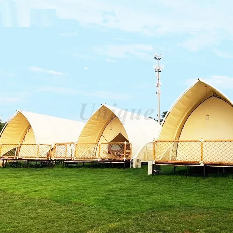 Luxury Outdoor Gamping Tourism Hotel Tent, Prefab Waterproof Resort, Safari Tents, Camping