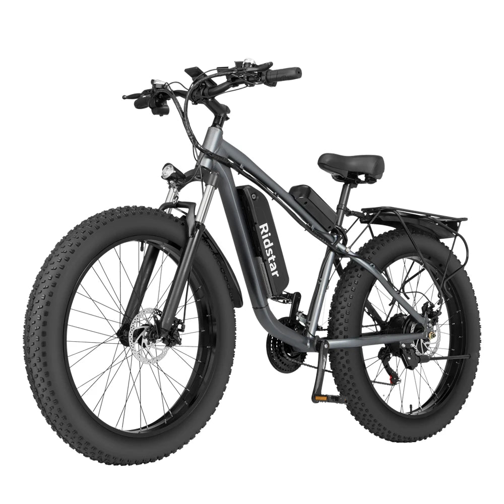 Ridstar E26 Electric Bike 1000W for Adults Electric Bicycle 26 Inch Off Road Tire Ebike 48V 14Ah Men Women Ebike 45KM/H