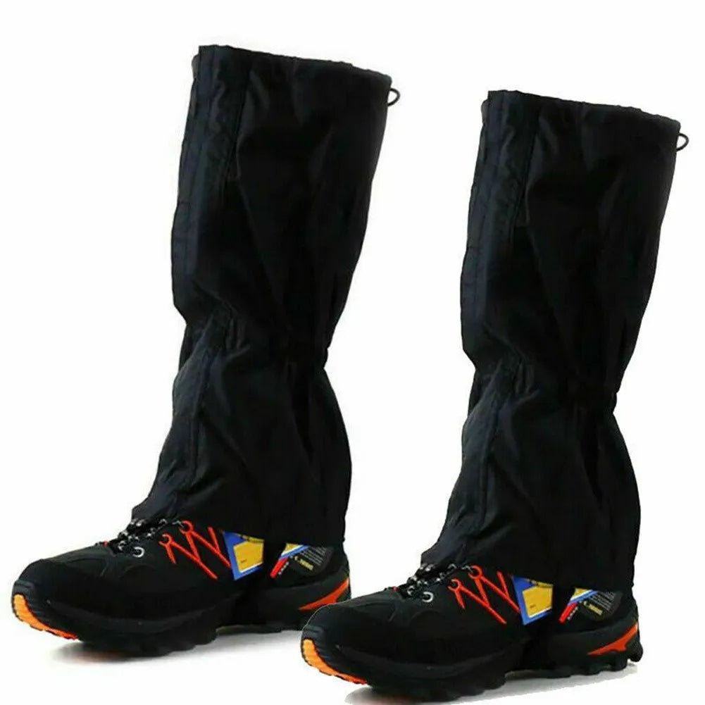 Waterproof Snow Gaiters Legs Cover Gaiters Shoes Climbing Trekking Hiking Boot Legging Shoes Warmer Snake Shoe Cover