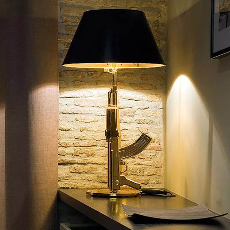 AK47 Floor lamp postmodern creative lamp LED designer Corner Light for Living Room reading Bedroom Bedside gold floor lamp