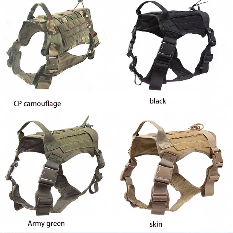 Vest Tactical Harness Medium Dogs Small Training Dog Release Military Padded Set Harness Quick Pet Large Dog For Training