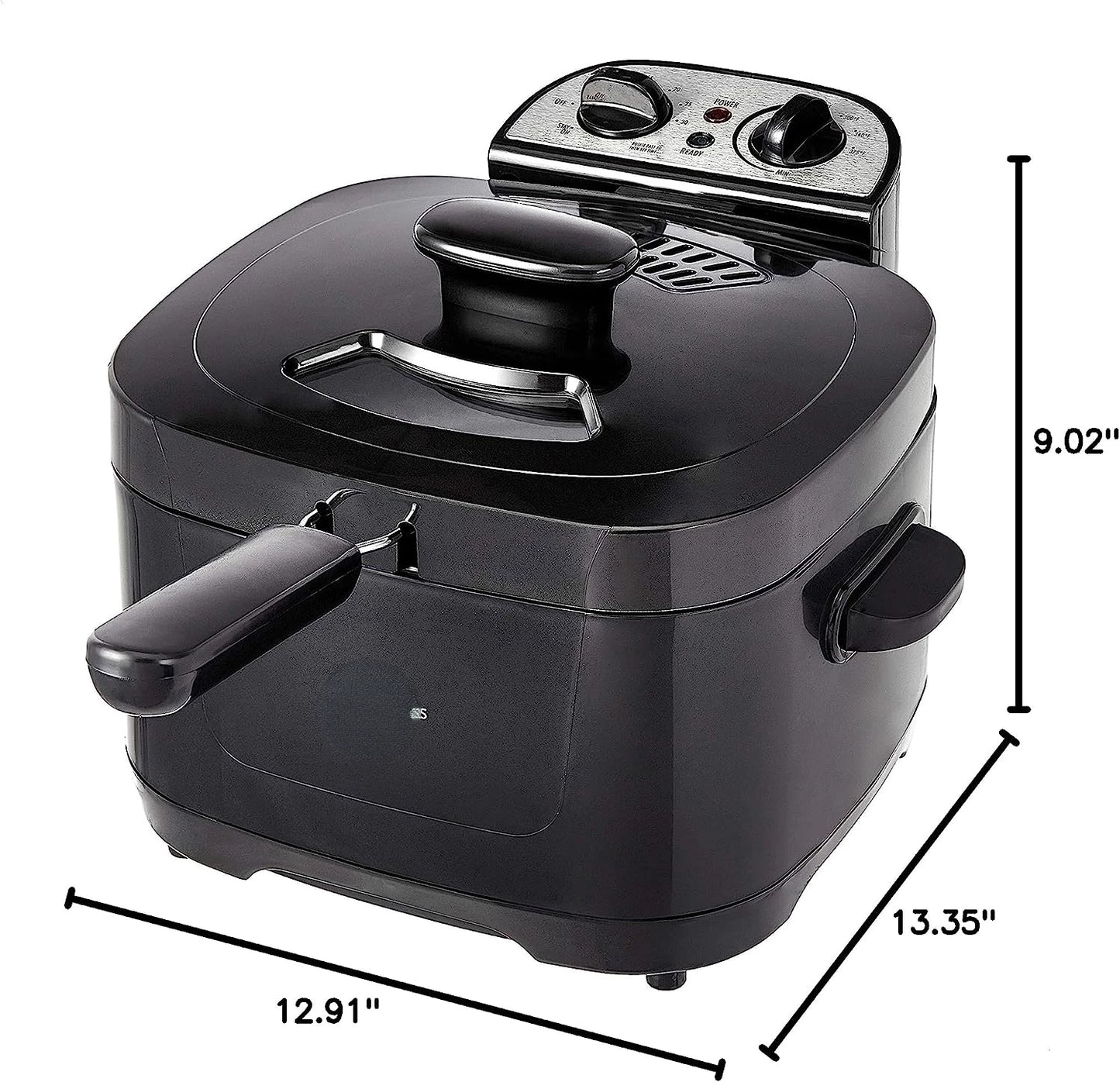 2 Liter  Deep Fryer, Black Mini deep fryer Deep fryer Airfryers