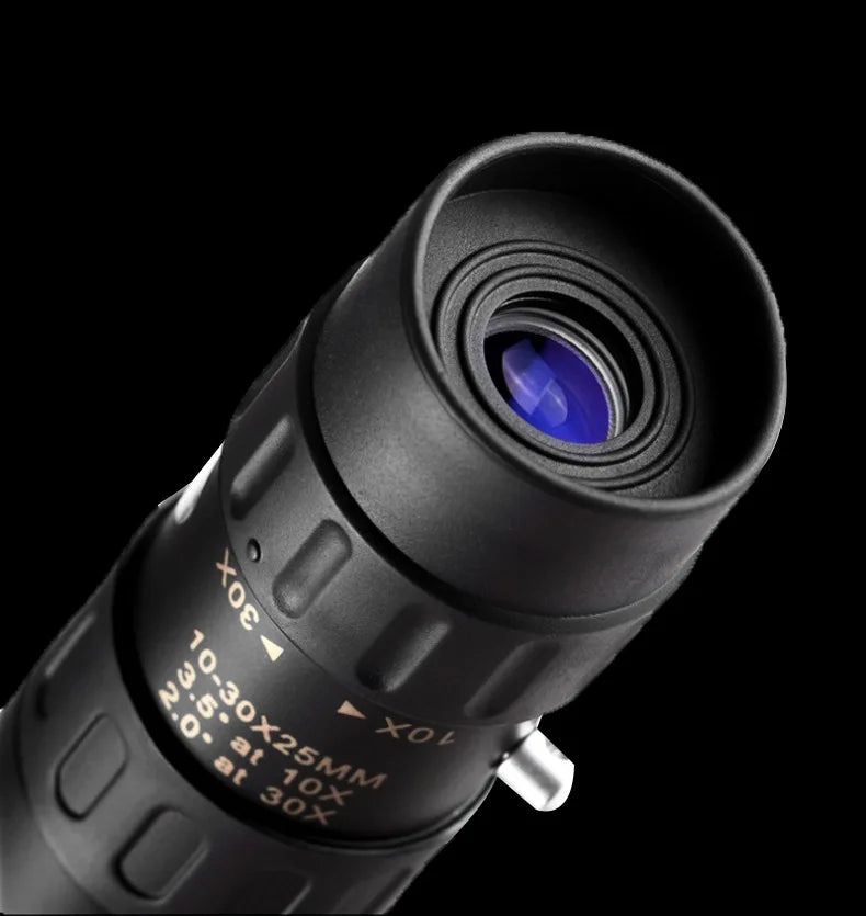 10-300X Zoom HD Portable Strong Binoculars Long Range Professional Spyglass Monocular Telescope Low Night Vision for Hunting