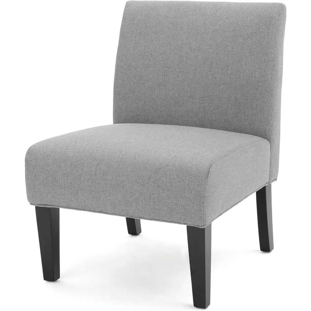 Home Kassi Fabric Accent Chair Furniture Grey Living Room Chair Floor