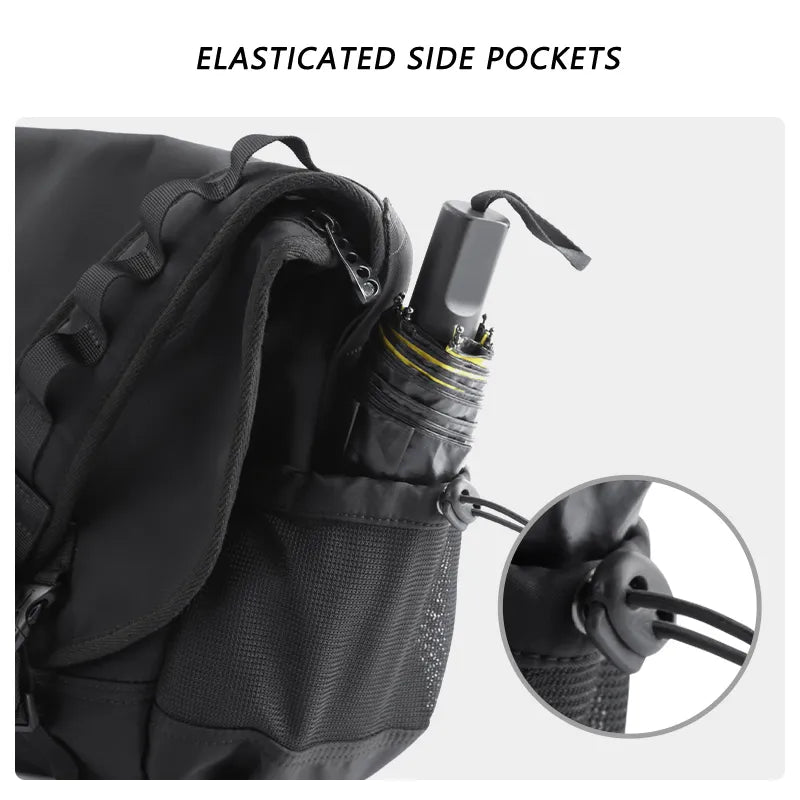 Japan Korean Style Men's Shoulder Crossbody Bag Waterproof Large Capacity Light weight Sport Casual Travel Messenger Sling Bag