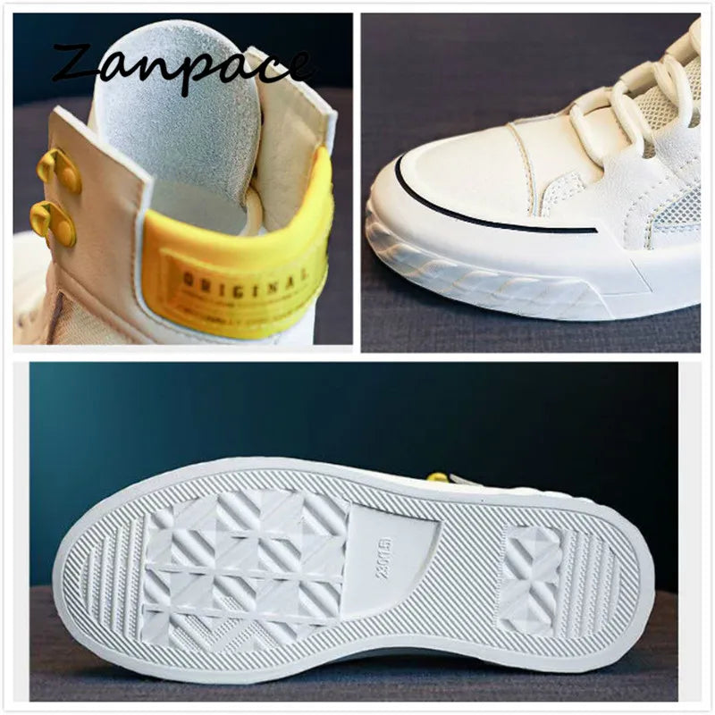 2023 Women's Mesh Sneakers Canvas Lace-Up Sneakers for Women Spring Platform Ladies Shoes Breathable Casual Women's Sport Shoes