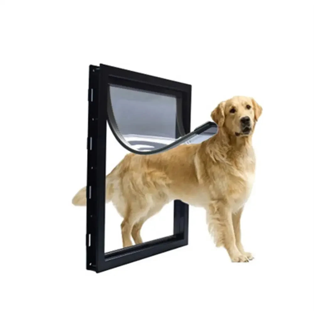 Wall  Pets  Door Strong Magnet Positioning Scratch Resistant Flap Premium Weatherproof Dog Gate For Small Medium Large Dogs Cats