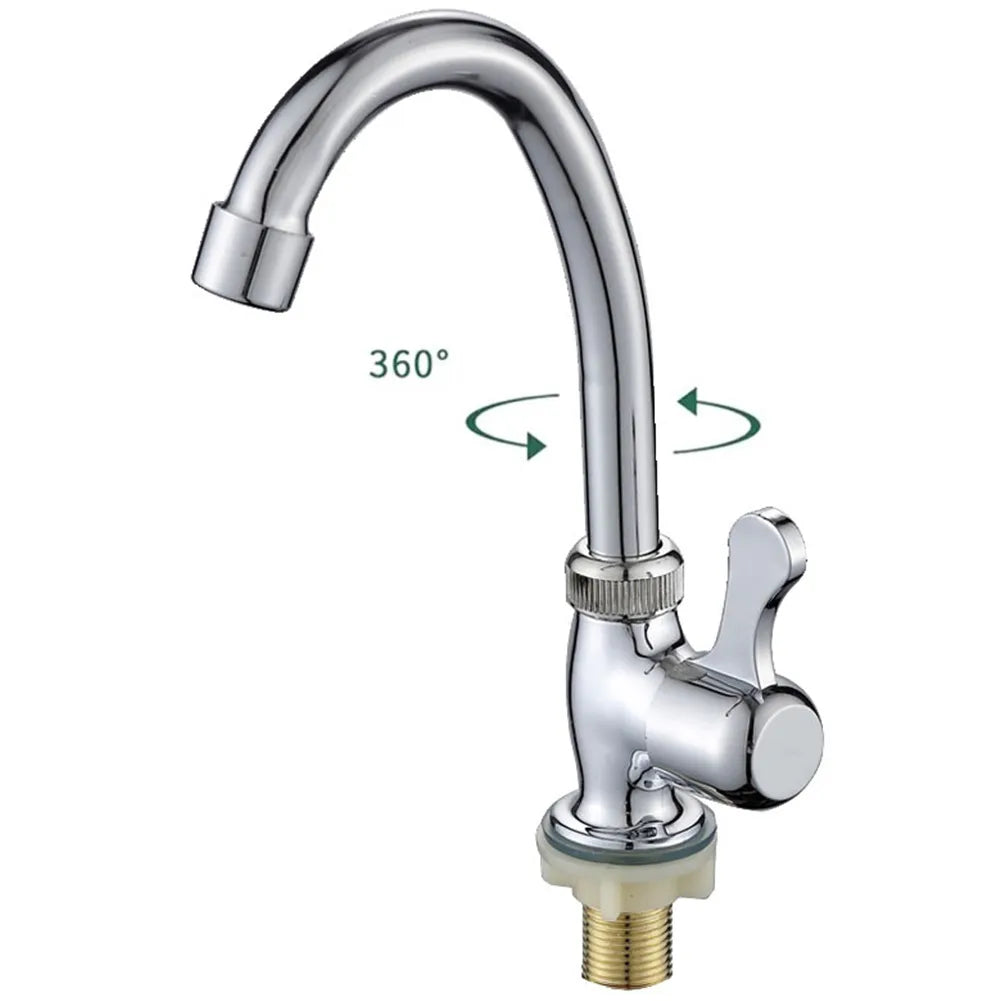 Kitchen Faucet Water Purifier Single Lever Hole Single Cold Tap Plastic Steel Kitchen Sink Faucet  Bathroom Sink Faucets