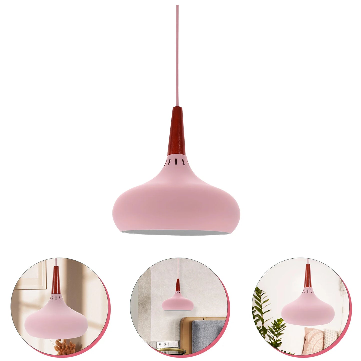 Hamper Retro Ceiling Lamp Modern Celing Light Single Head Pendant Shade Vintage Chandelier