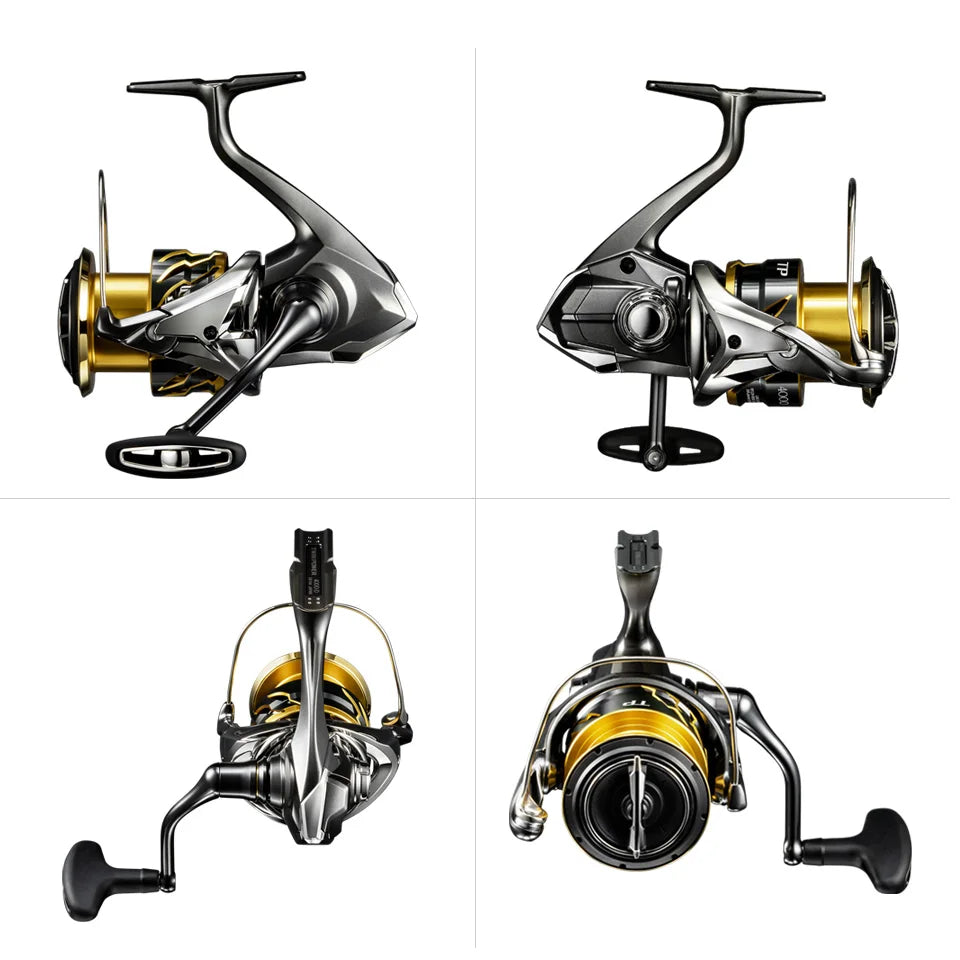 SHIMANO Spinning Fishing Reel TWIN POWER 5.1:1/5.3:1/6.2:1 Ratio metal body 9+1BB HAGANE GEAR 3-11KG Power 1000-C5000XG