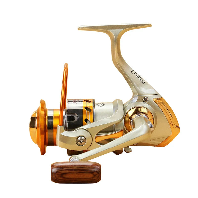 2023 New series Distant Wheel Metal Spinning Fishing Reel 5.5:1 12 Bearing Balls Fishing Wheel Rotate the spool Fishing coil