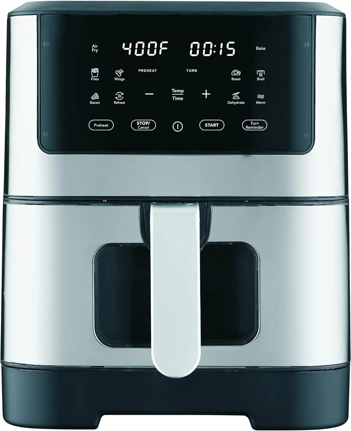 6L Easy-to-Use Digital Air Fryer, 8.2qt, Black Mini deep fryer Deep fryer Airfryers