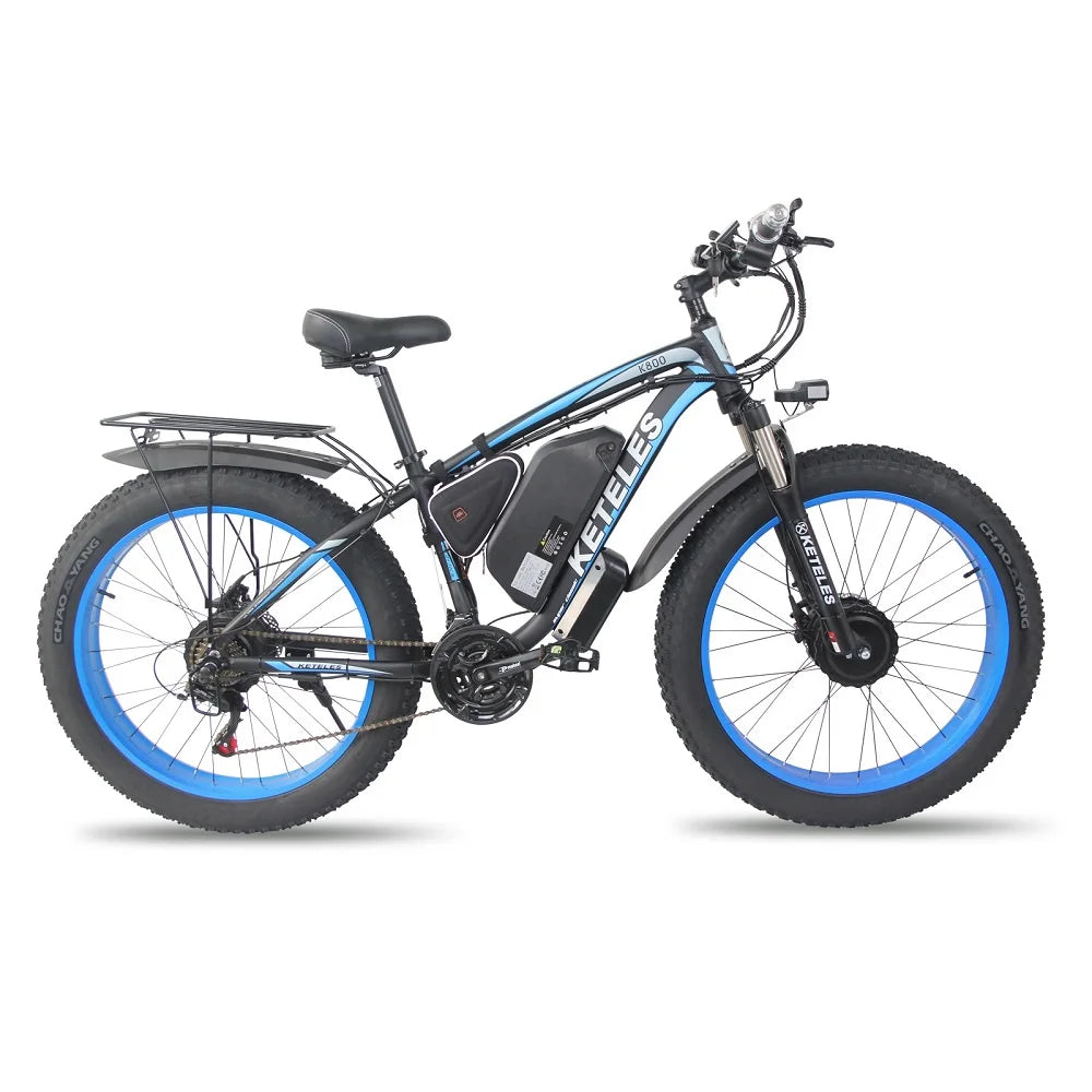 Fast Delivery EU Stock Fat Tire Two Motor 2000W E-Bike 2x1000W dual Motor 23AH Lithium Battery 26"x4.0" Electric Bike