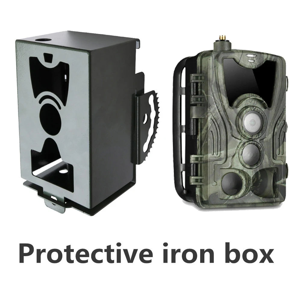 Metal Hunting Camera Protector Iron Box Safety Security Lock Case Accessories Anti-theft For HC801A/ HC801M/ HC801G/ HC-801LTE