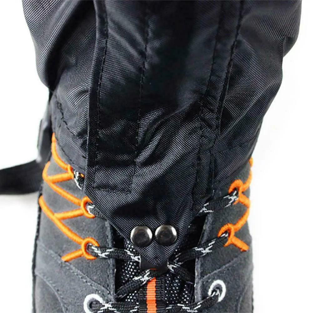 Waterproof Snow Gaiters Legs Cover Gaiters Shoes Climbing Trekking Hiking Boot Legging Shoes Warmer Snake Shoe Cover