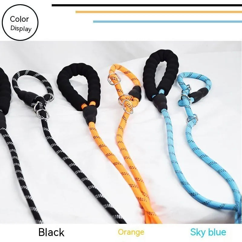 Collar Dog Leash Nylon Pet Lead Leash Adjustable Dog Harness Durable Rope Belt Lightweight Dog Accessories Pet Collar