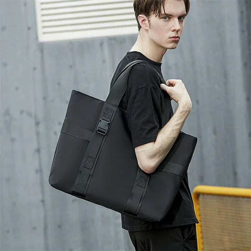 Men's Handbag Japanese Tote Bags Cloth Fashion Shoulder Bags For Man 2023 Luxury Designer Large Student Black Male Casual Bag 가방