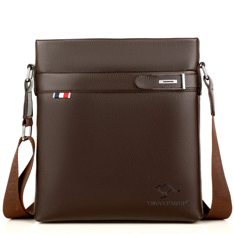 Peaker Shoulder Bag For Men PU Leather Business Style Men's Messenger Crossbody Bag lUXURY Brand Fashion Man Bag Handbag