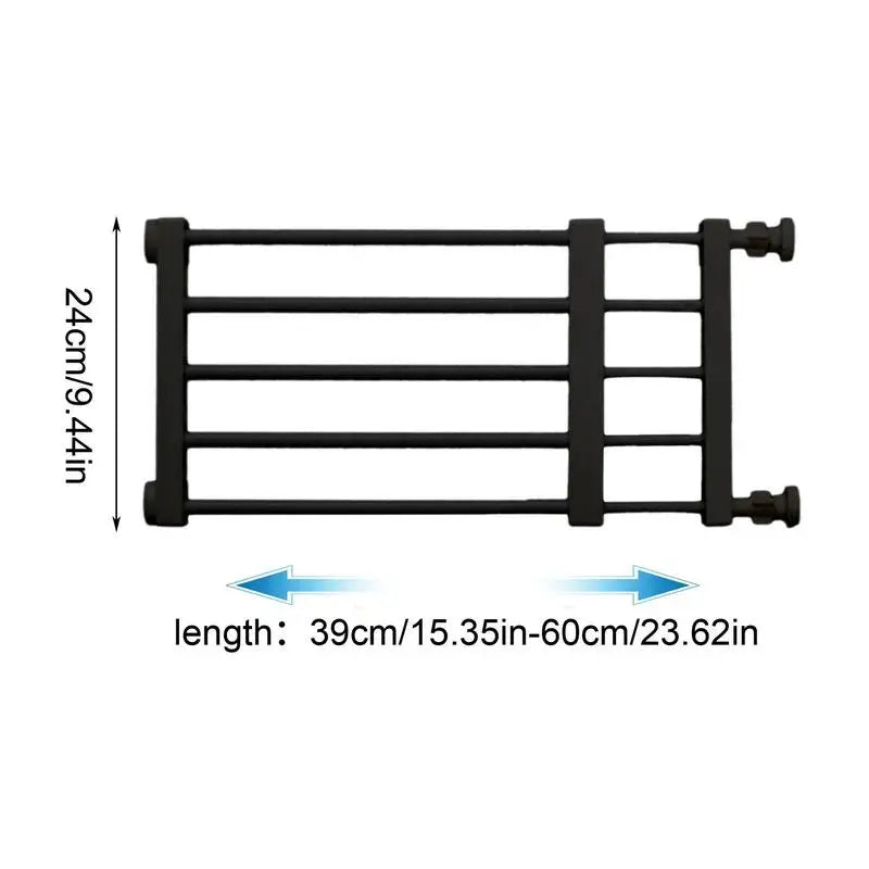 Puppy Gates For The House Household Punch Free Stretchable Pet Barrier Small Medium Dogs Bedroom Barrier For Home Titanium Steel