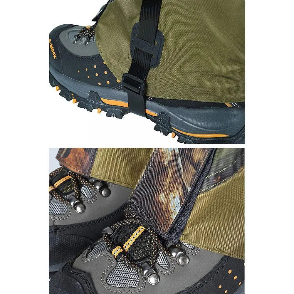 Hot Waterproof Foot Cover Durable Highly Breathable Wraps Hunting Legging Hiking Gaiters Outdoor Double-Deck Climbing