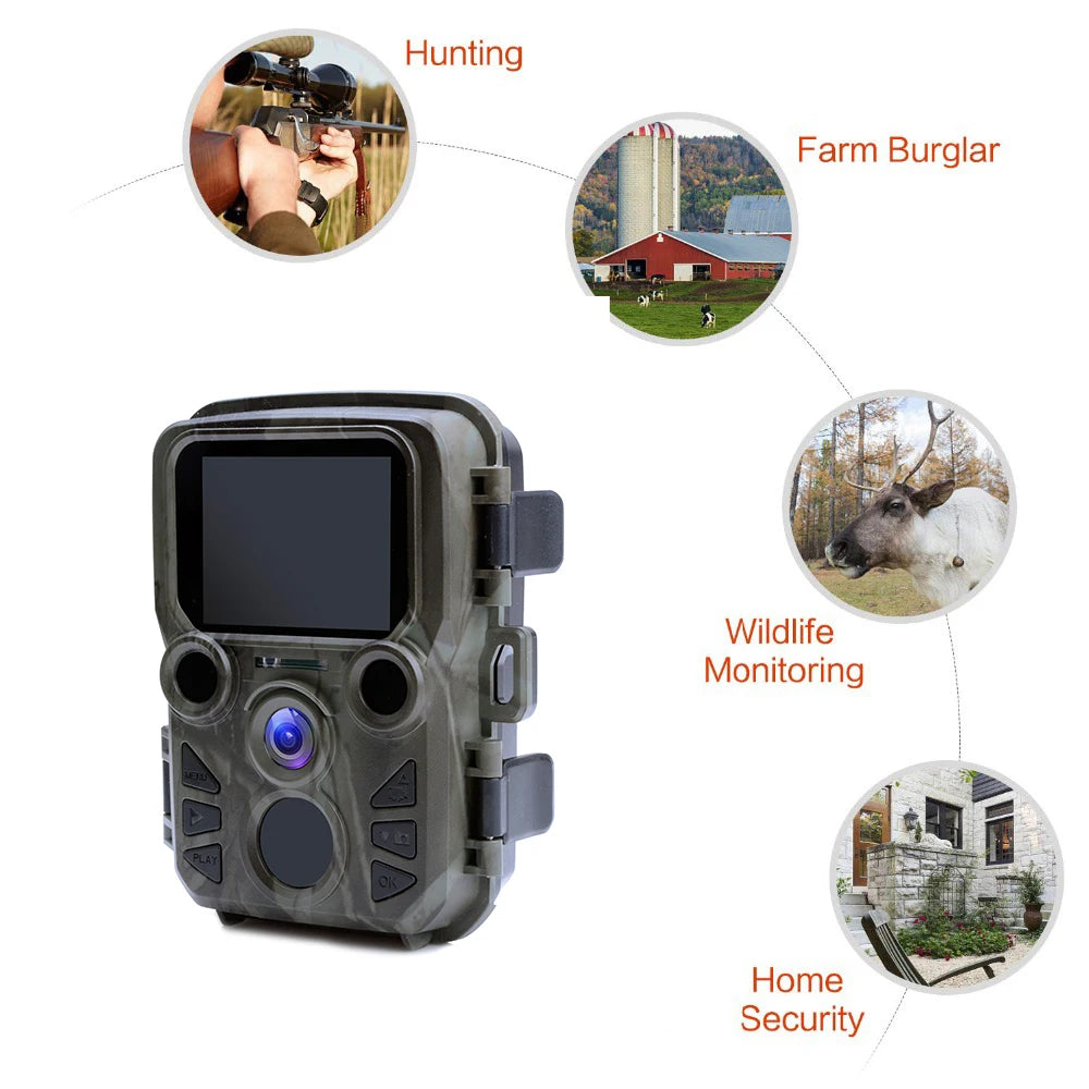 Mini301/Wifi301 Hunting Camera APP Control Trail Camera Wireless Bluetooth 24MP 1296P Night Vision Motion Wildlife Traps Photo