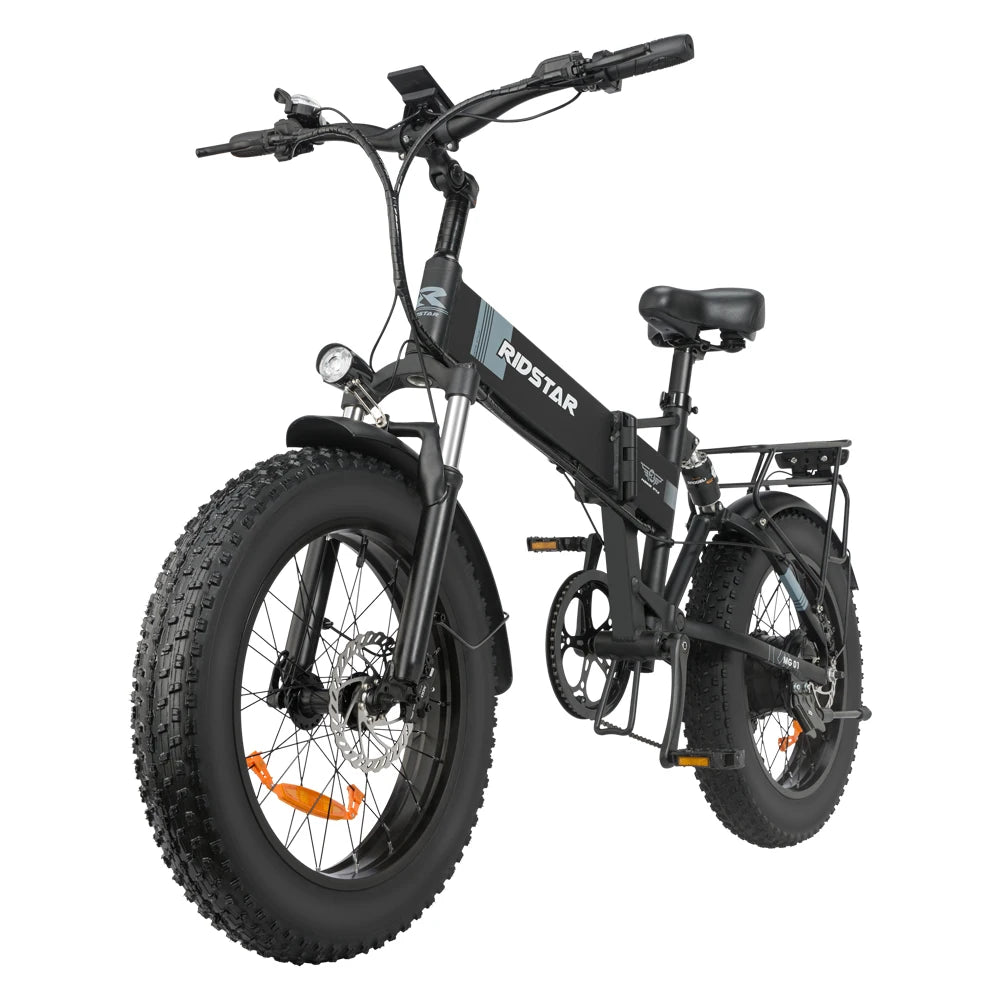 H20 Electric Bike for Adults 1000W Mountain Bike with 48V 14AH Removable Battery Fat Tire Foldable Electric Bicycle Shimano 7