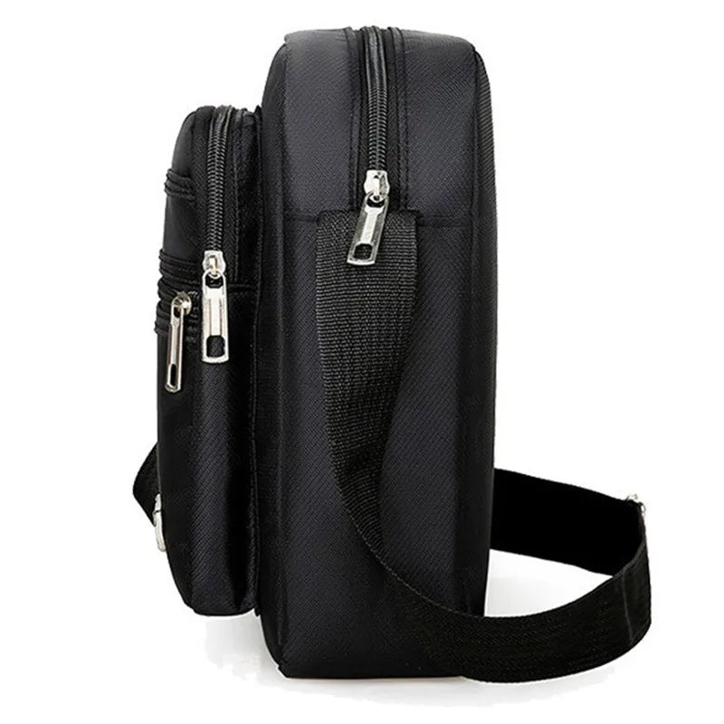 Brand New Men Crossbody Bags Male Nylon Shoulder Bags Boy Messenger Bags Man Handbags for Travel Casual Large Satchel Grey