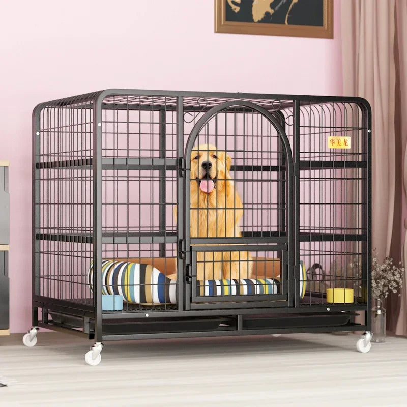 Factory Wholesale High Quality 2.0cm Strong Stainless Steel Pet Kennel Dog Cage