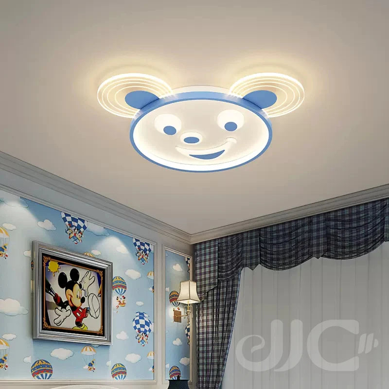 Celing light Nordic Led Cartoon Lights, Stepless Dimming Intelligent Control Bedroom Lamps